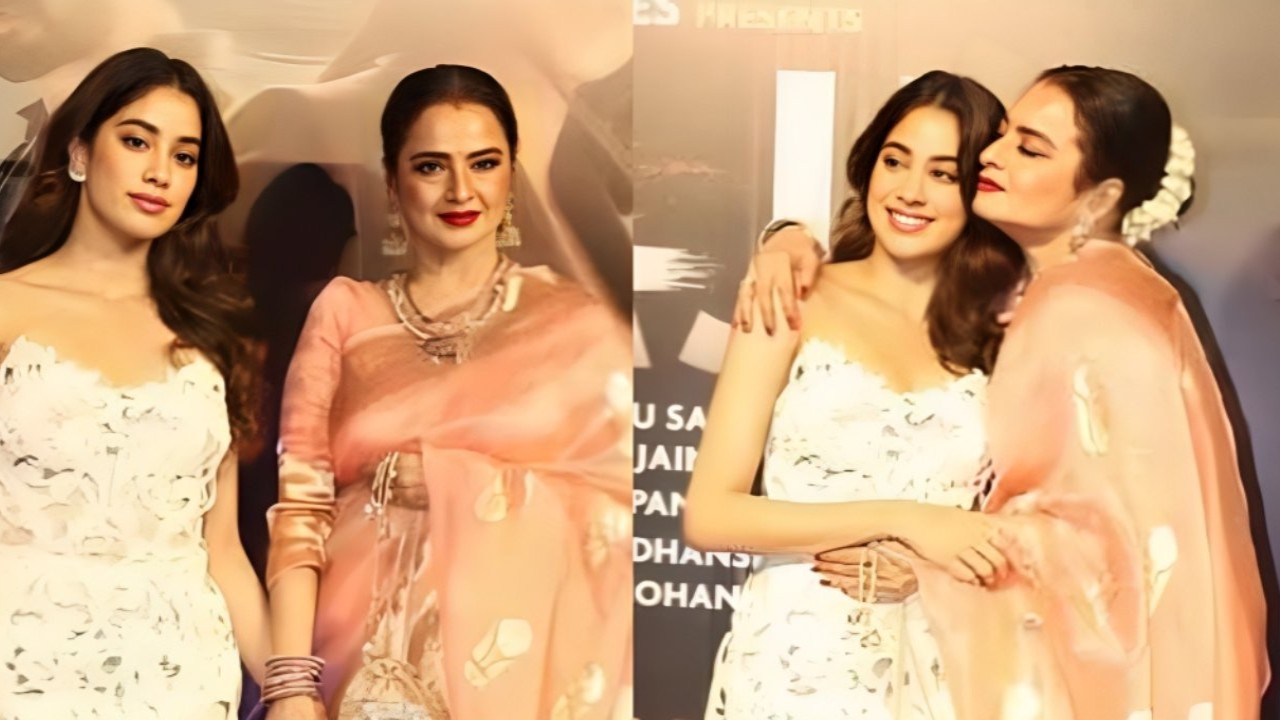 Janhvi Kapoor admits in Sridevi’s absence, her ‘Peddamma’ Rekha’s approval means a lot to her: ‘Mom and she were like soul sisters’