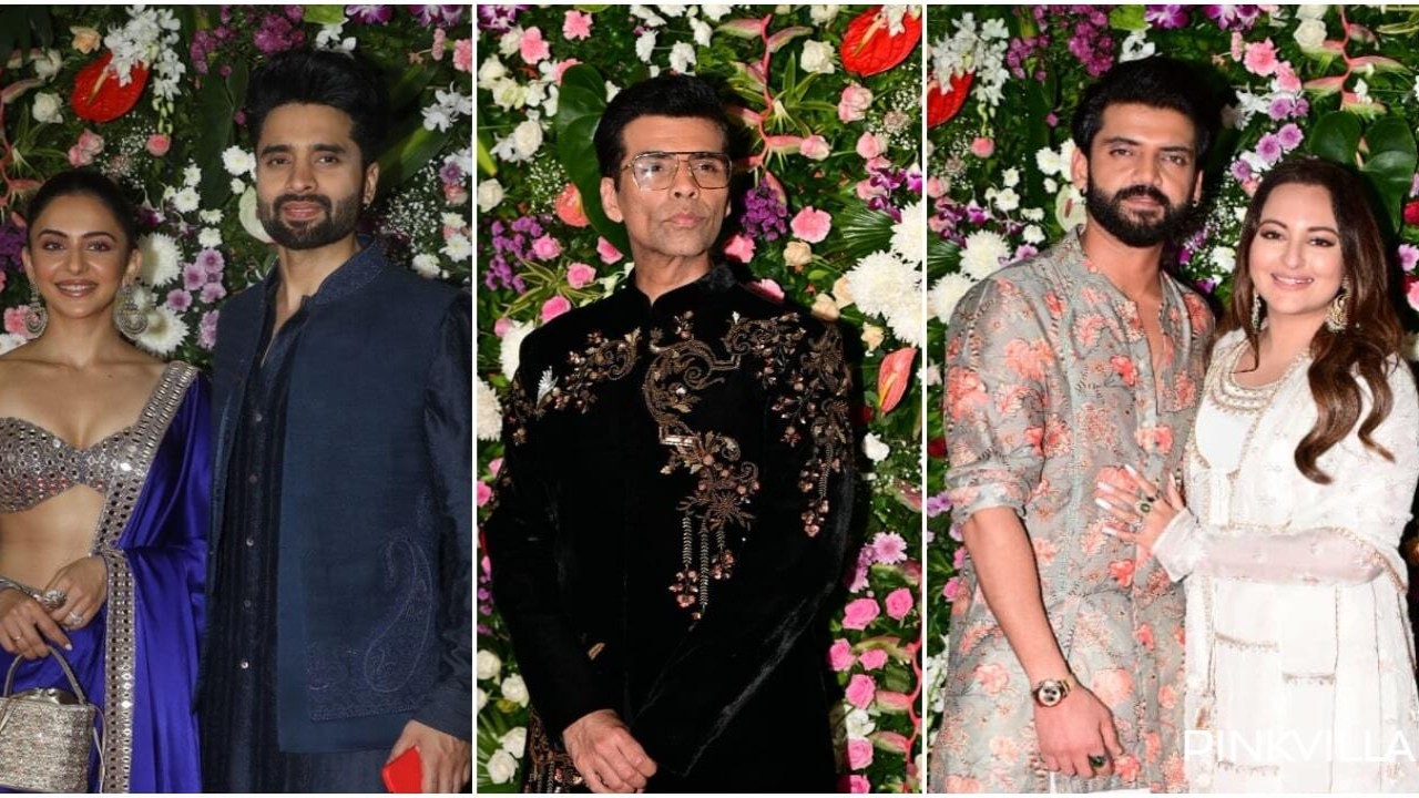 Ekta Kapoor Diwali bash: Sonakshi Sinha-Zaheer Iqbal, Jackky Bhagnani-Rakul Preet Singh stun in traditional outfits; Karan Johar, Vikrant Massey, Sonali Bendre make stylish entry