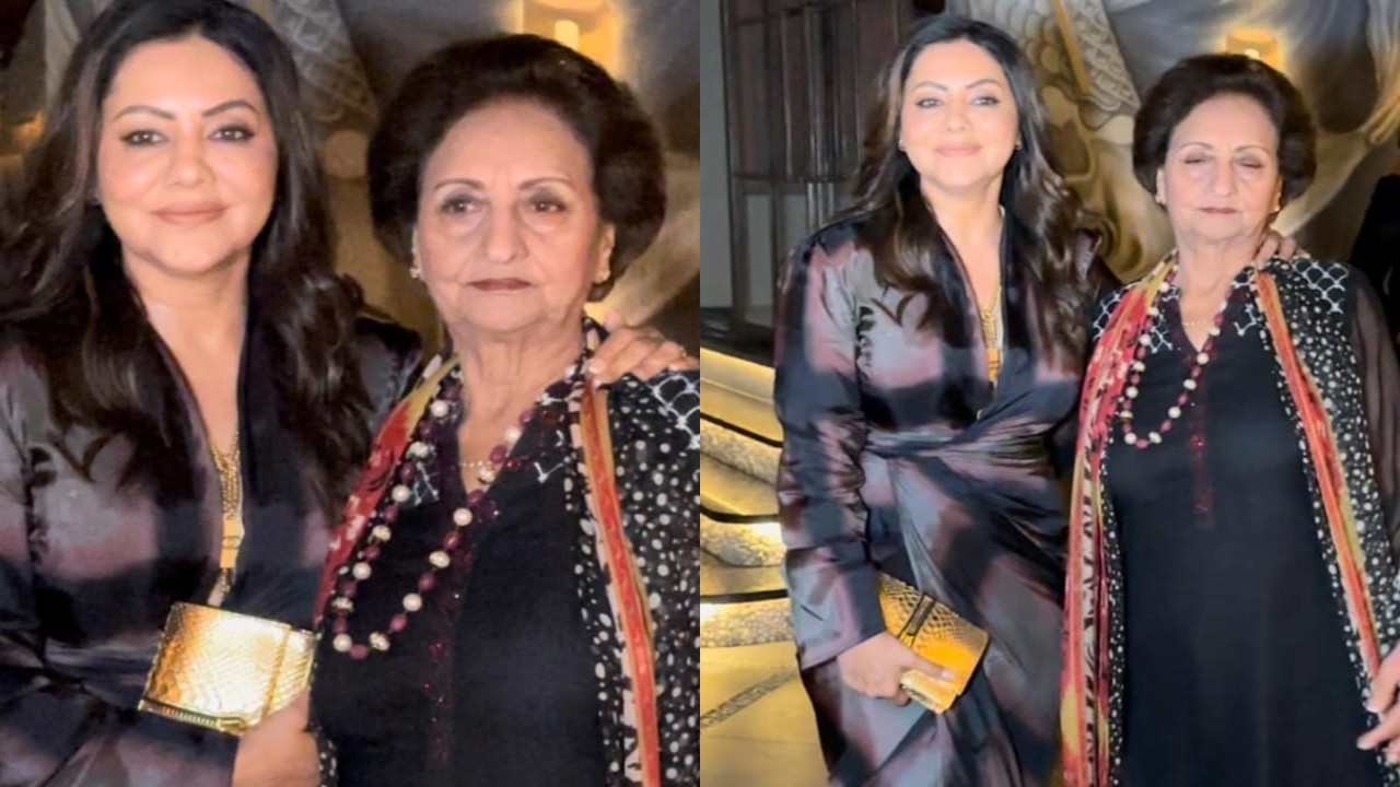 Gauri Khan’s black tie-dye dress is a party starter but it's her gold clutch worth Rs 2,13,918, that truly seals the deal