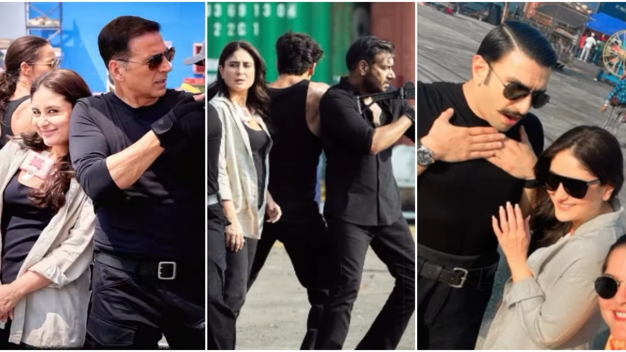 Singham Again: Kareena Kapoor’s BTS video ft her gorgeous looks, Ajay Devgn, Akshay Kumar, Ranveer Singh, and more is our favorite Diwali gift