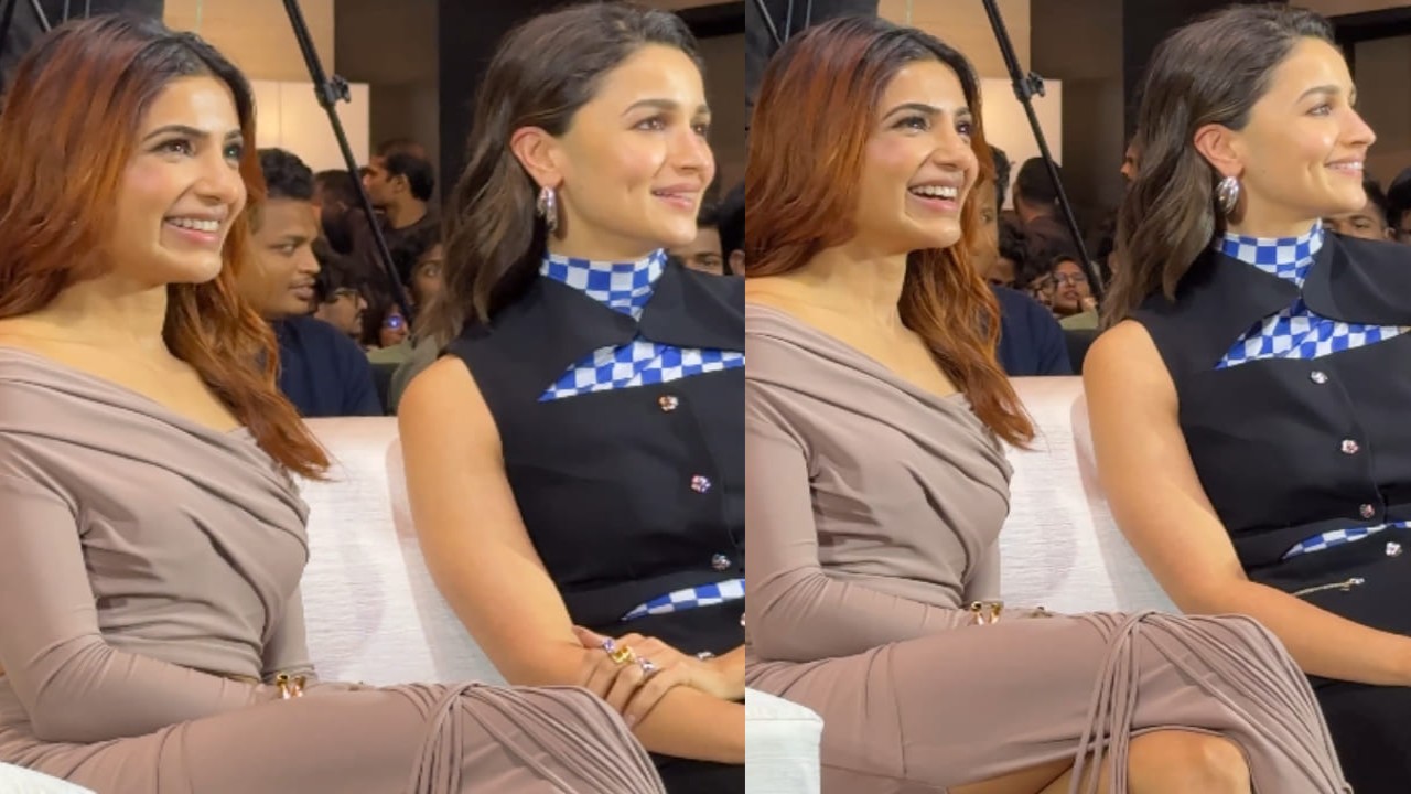 WATCH: Samantha and Alia Bhatt share a warm hug each and their bonding is unmissable