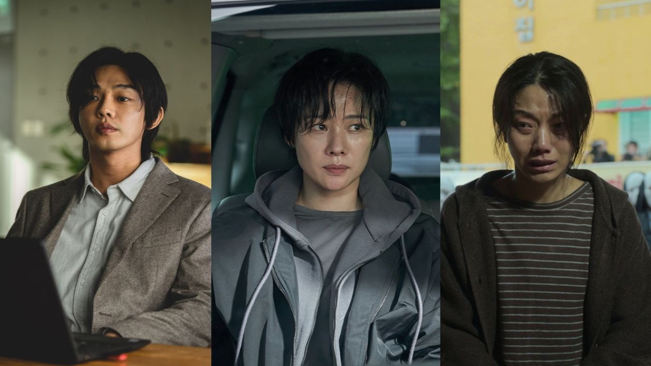 Hellbound stills of Yoo Ah In, Kim Hyun Joo, Kim Shin Rok: Netflix