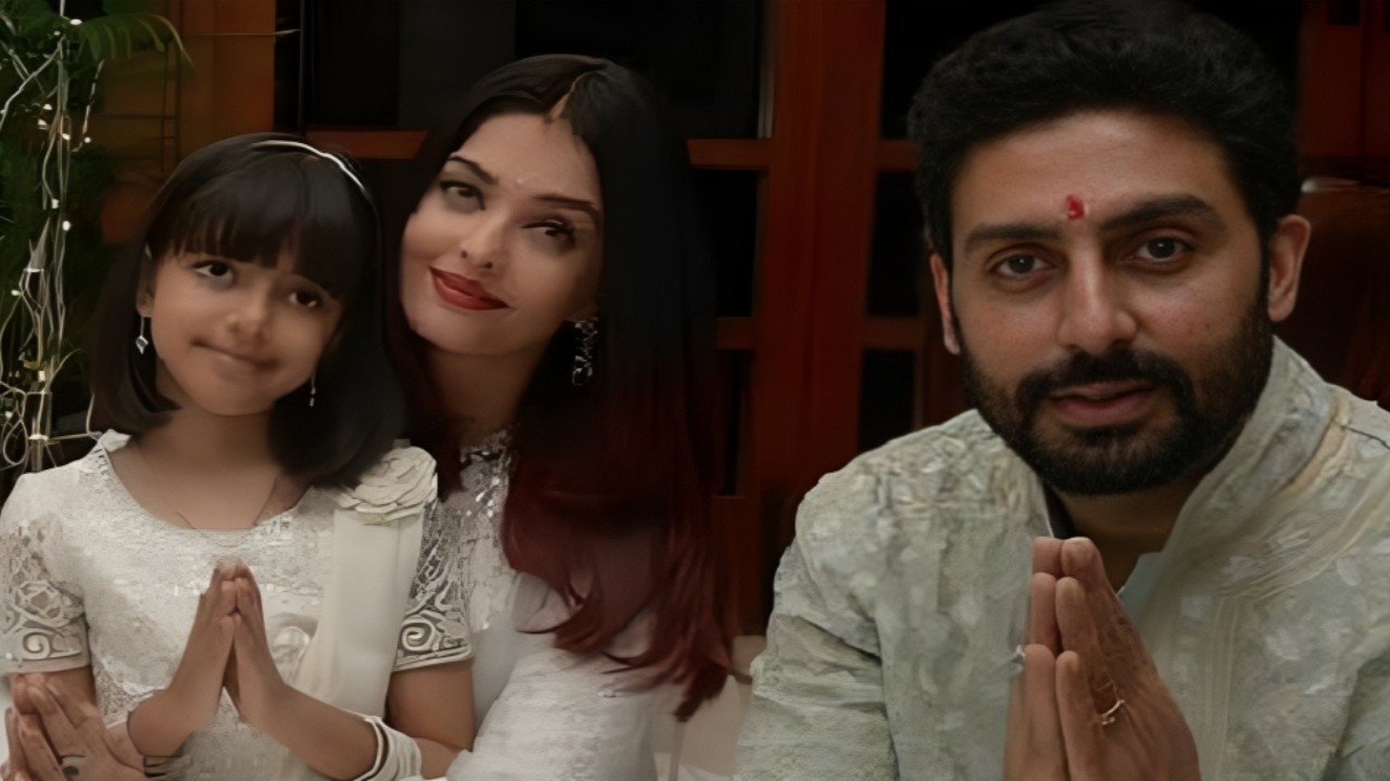 Aish, Abhishek, Aaradhya's endearing moment from Anant-Radhika's pre-wedding goes VIRAL