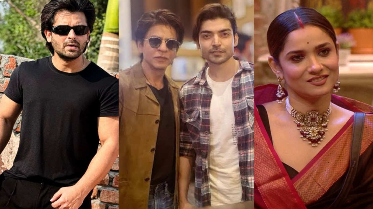 Shoaib Ibrahim-Gurmeet Choudhary with SRK=Ankita Lokhande