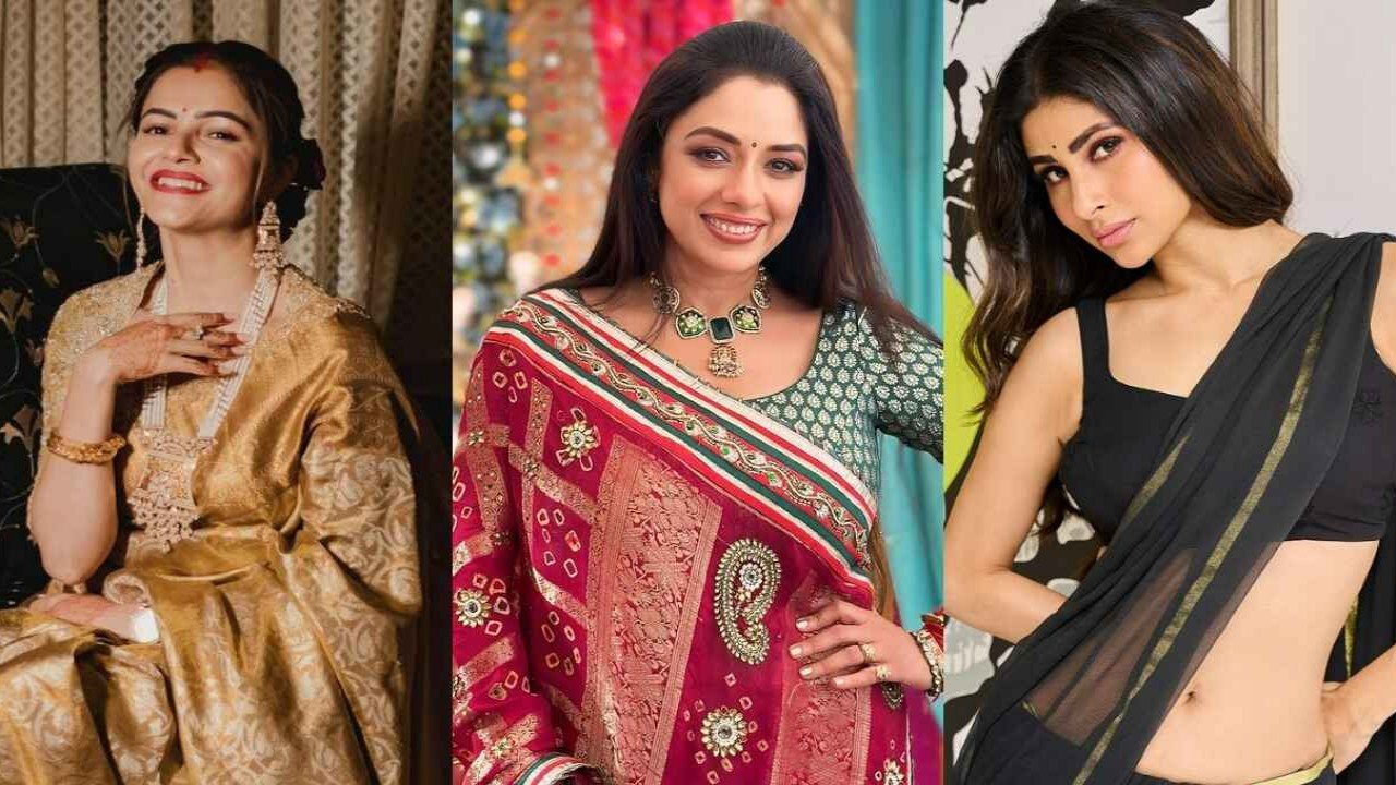  From Rubina Dilaik, Rupali Ganguly to Mouni Roy; 7 TV actresses who sizzle in sarees