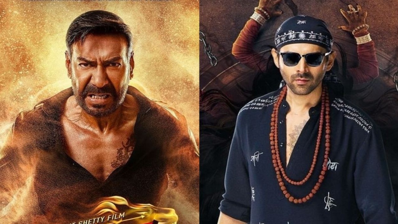 Singham Again vs Bhool Bhulaiyaa 3 Day Wise Box Office Comparison: Ajay Devgn and Karti...