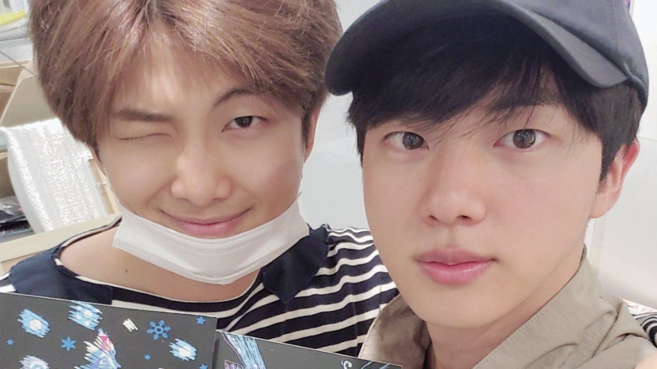 BTS' RM and Jin; Image Courtesy: BTS' X (formerly Twitter)