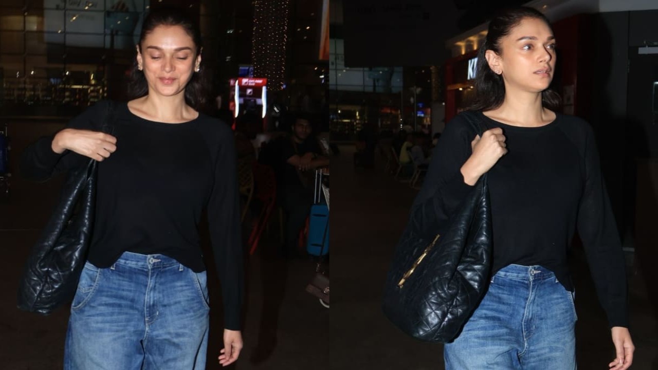 Aditi Rao Hydari at airport