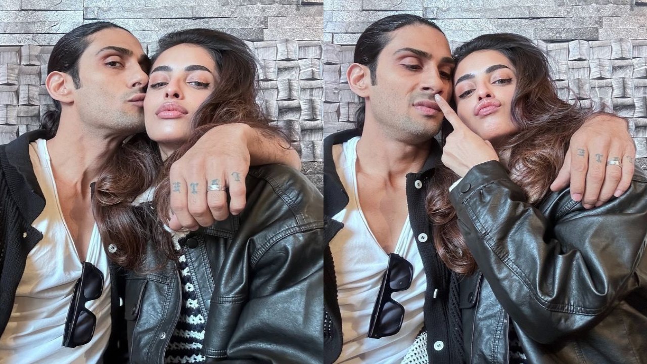 Prateik Babbar’s goofy pics with fiancée Priya Banerjee explain the reason behind his happiness; Don’t miss couple’s on-point caption