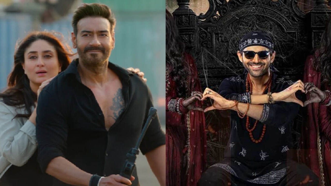 Ajay Devgn, Kareena Kapoor Khan, Kartik Aaryan