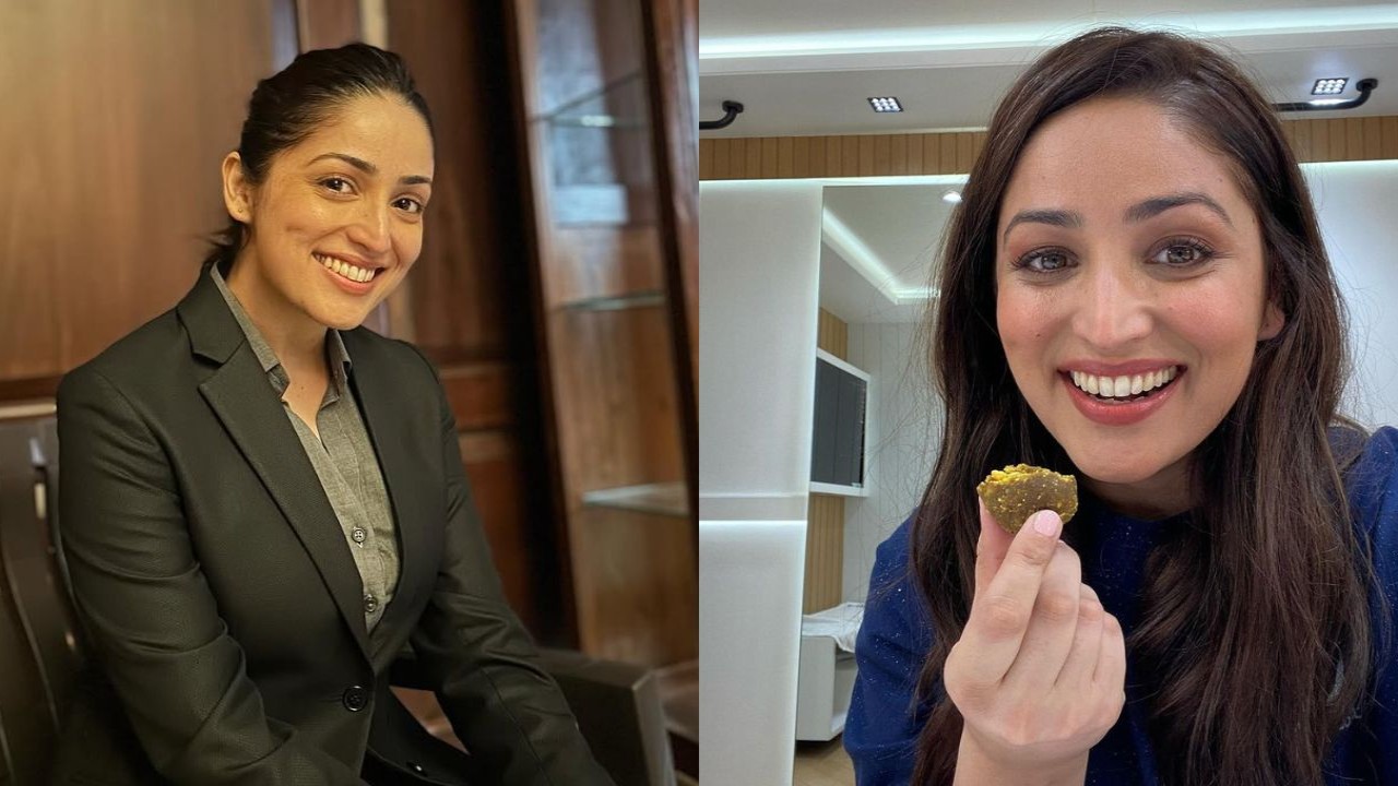 Yami Gautam flaunts her ‘Monday morning happiness’ as she resumes shoot after son Vedavid's birth; See PIC to find out 2nd reason for her smile