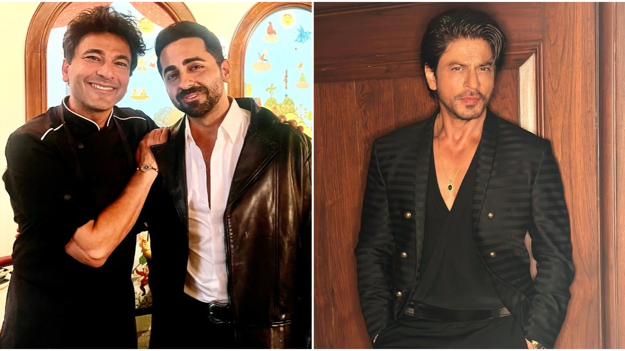 Ayushmann Khurrana enjoys same dishes as Shah Rukh Khan at Chef Vikas Khanna’s restaurant in New York; see PIC