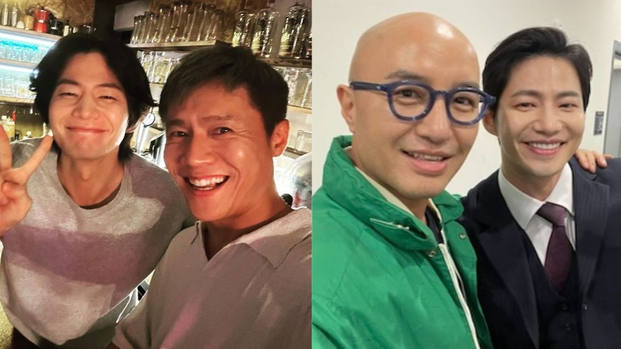 Song Jae Rim with Park Ho San and Hong Seok Cheon; Image Courtesy: Park Ho San and Hong Seok Cheon's Instagram