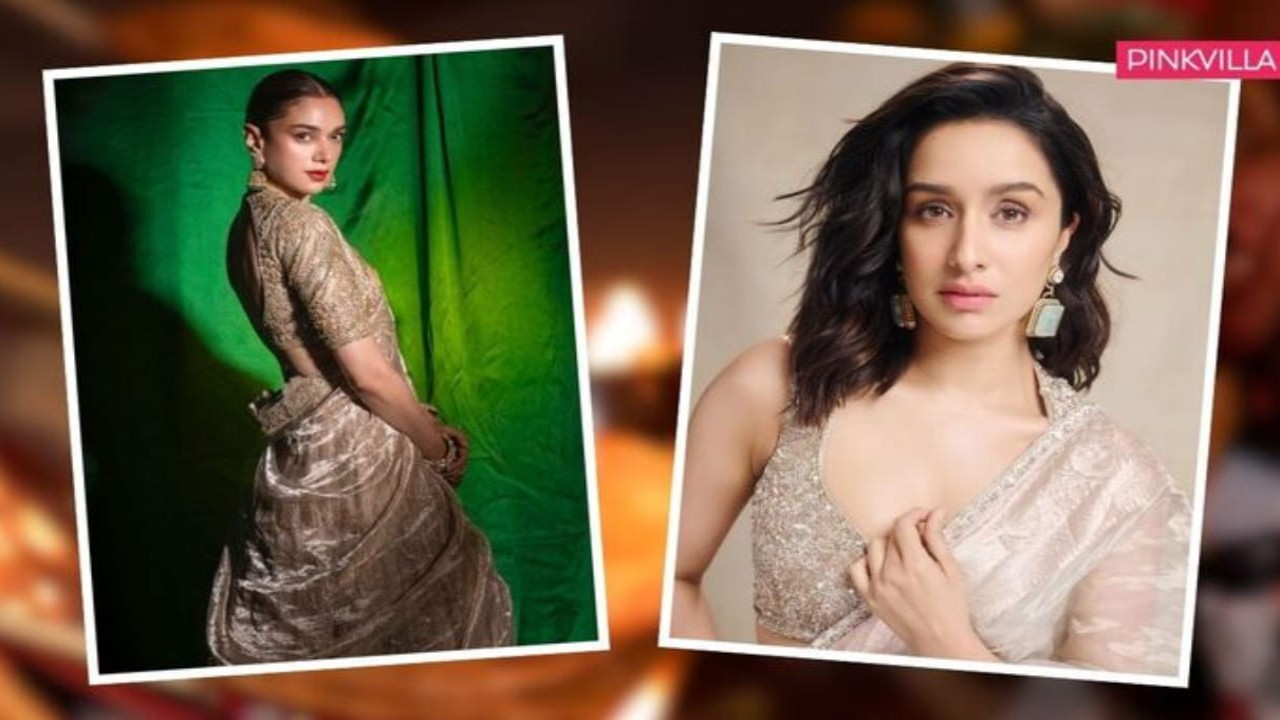 7 ways to rock metallic tissue sarees and lehengas ft Shraddha Kapoor to Aditi Rao Hydari