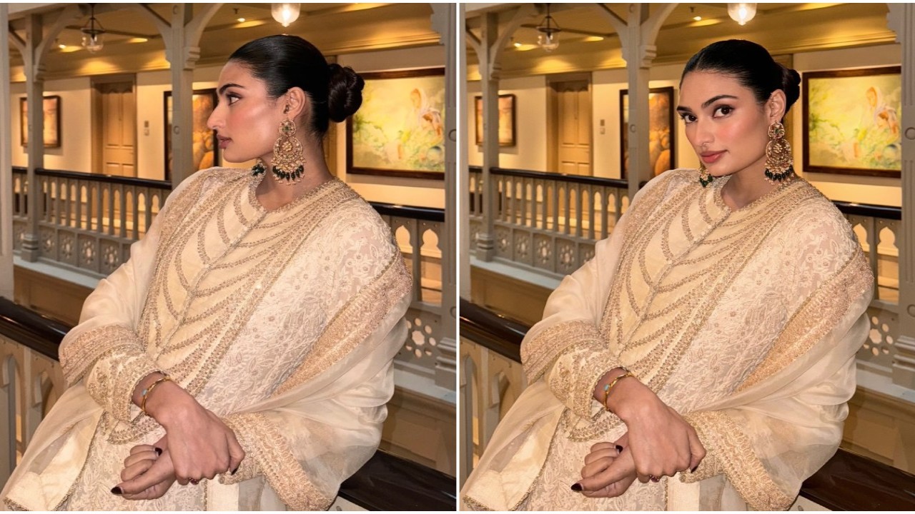 PICS: Mommy-to-be Athiya Shetty stuns in white ethnic outfit and we only have heart eyes for her