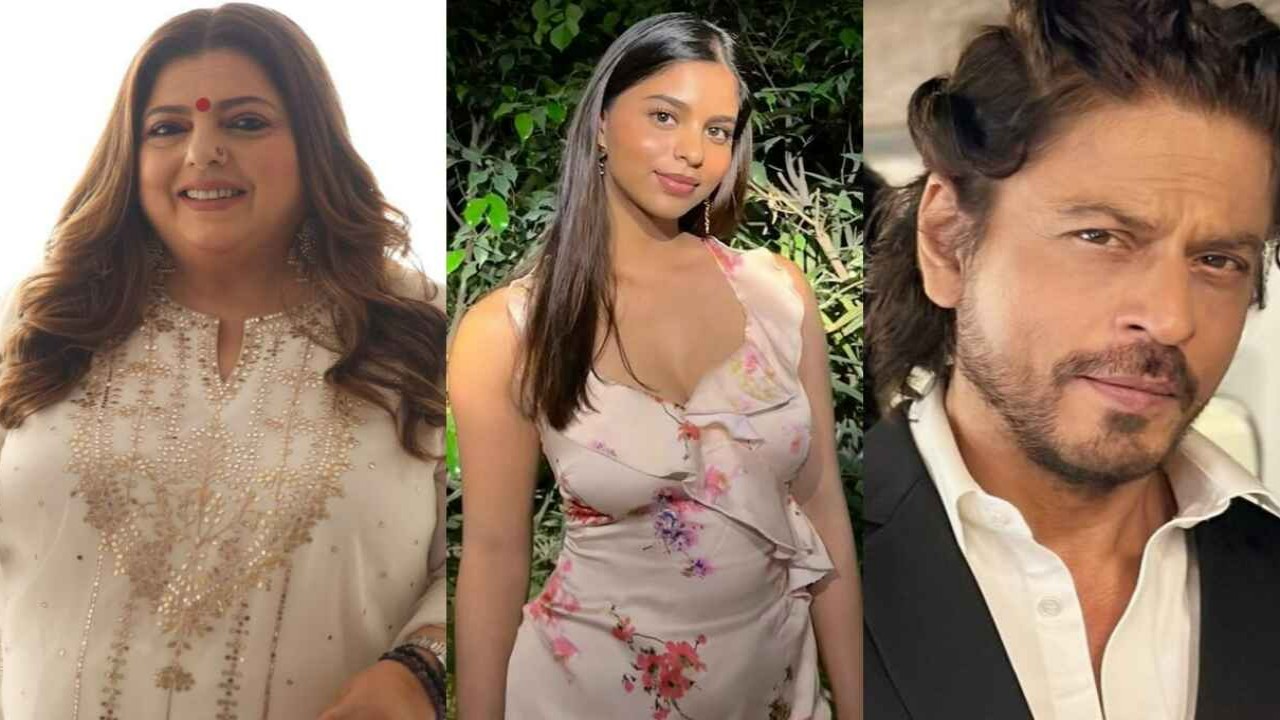 Delnaaz Irani, Suhana Khan, Shah Rukh Khan