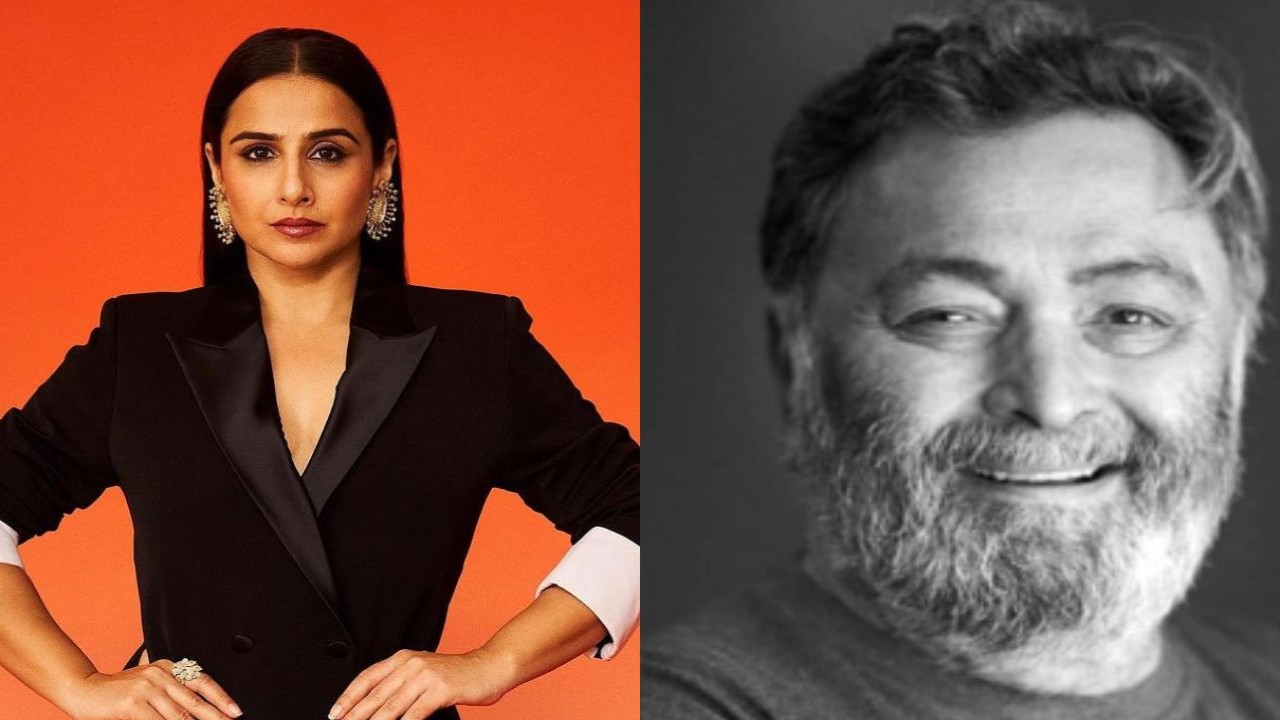 Vidya Balan recalls bumping into Rishi Kapoor as a ‘little kid’ and running away in ‘shock’; ‘I thought I saw an apple'