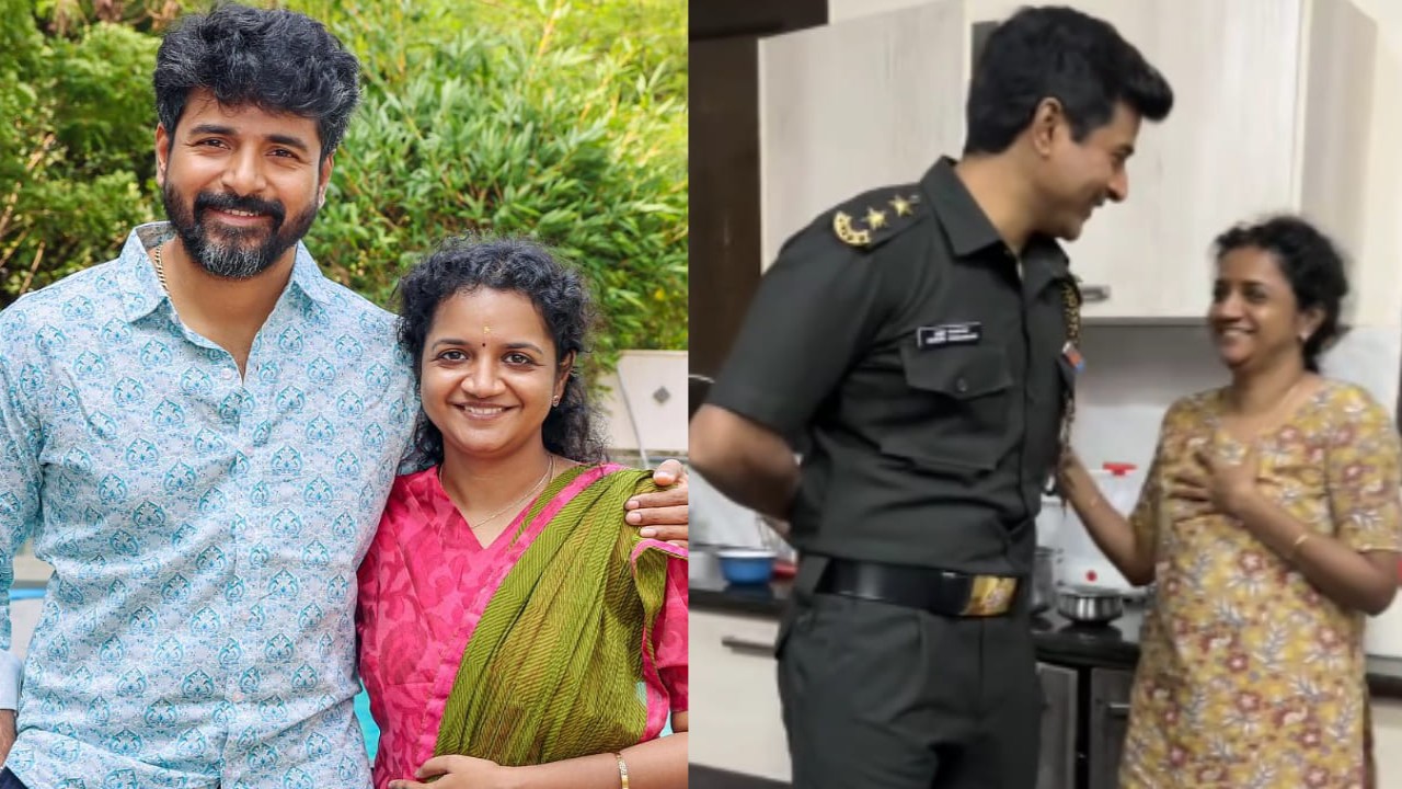 Sivakarthikeyan surprises wife with throwback video from Amaran shooting on her birthday