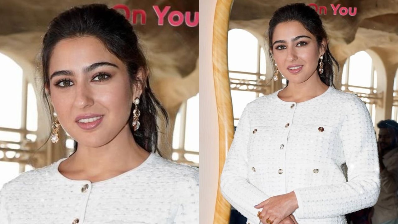 Sara Ali Khan wears knit cardigan and skirt set at the airport - Here’s how you can wea...