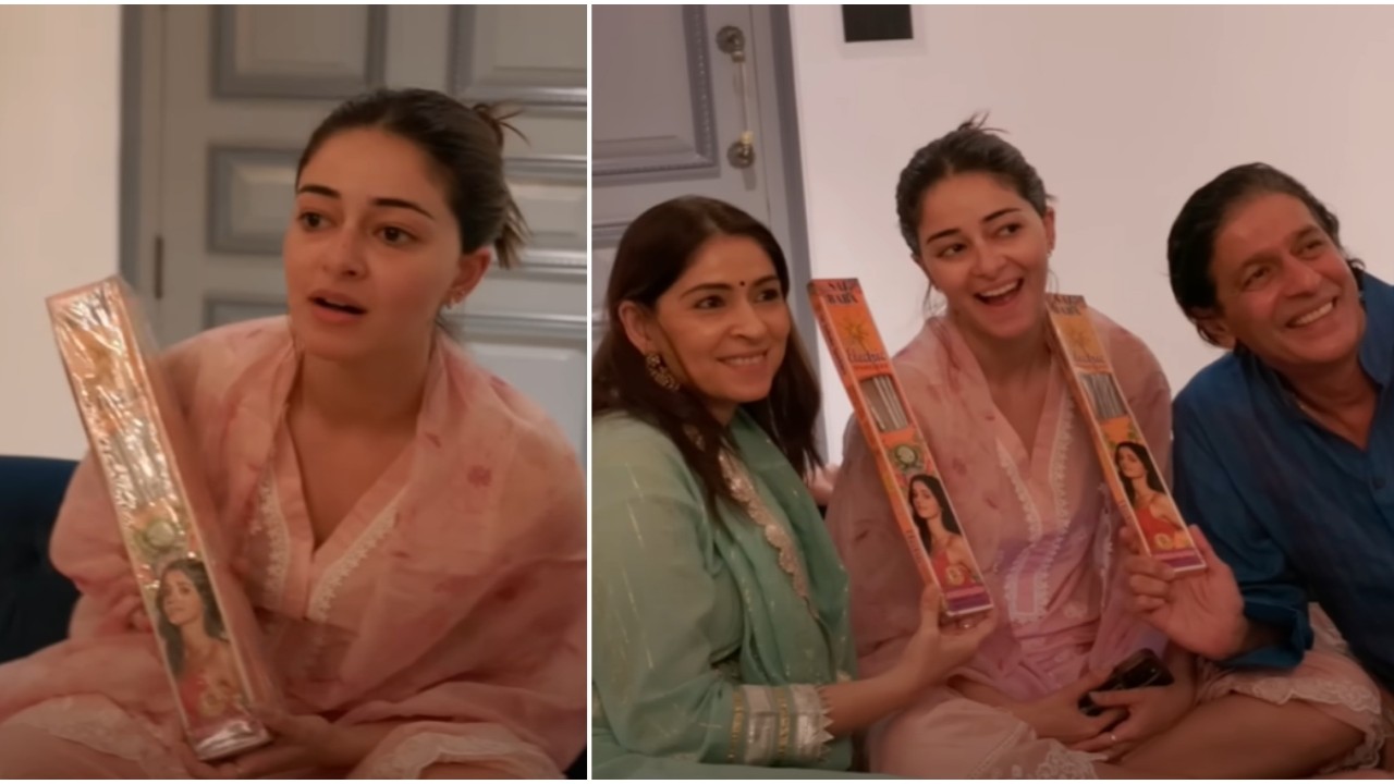 WATCH: Ananya Panday’s reaction to her picture being on fuljhadi packet is priceless; ‘That’s my dream’