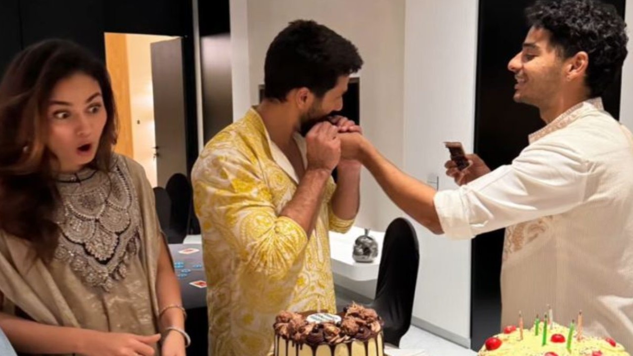 Ishaan celebrates birthday with Shahid-Mira; enjoys cakes baked by niece Misha & 'bhaabs'