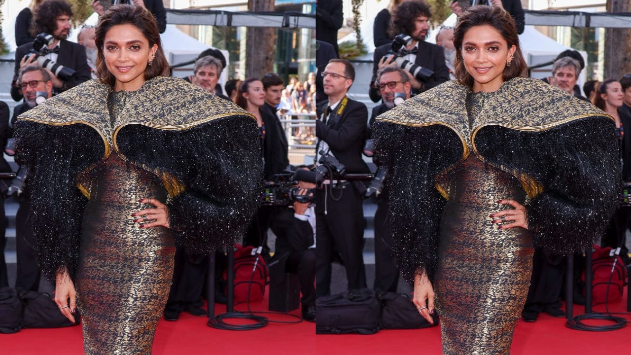 A look at Deepika’s gutsy and iconic appearance in Louis Vuitton black and golden gown