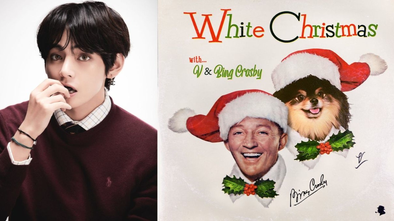 BTS' V, Official poster for White Christmas with Bing Crosby; Image Courtesy: Bing Crosby, BIGHIT MUSIC