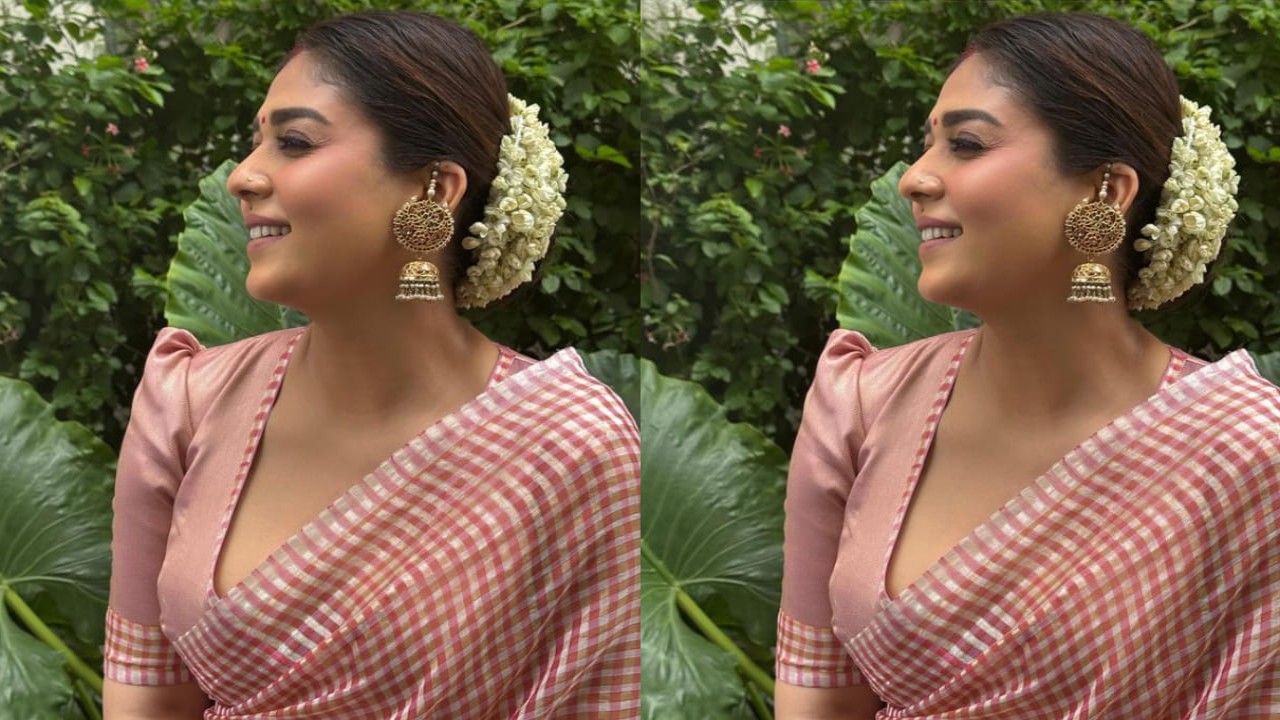 Nayanthara’s look proves sarees are never boring; they're classic and evergreen