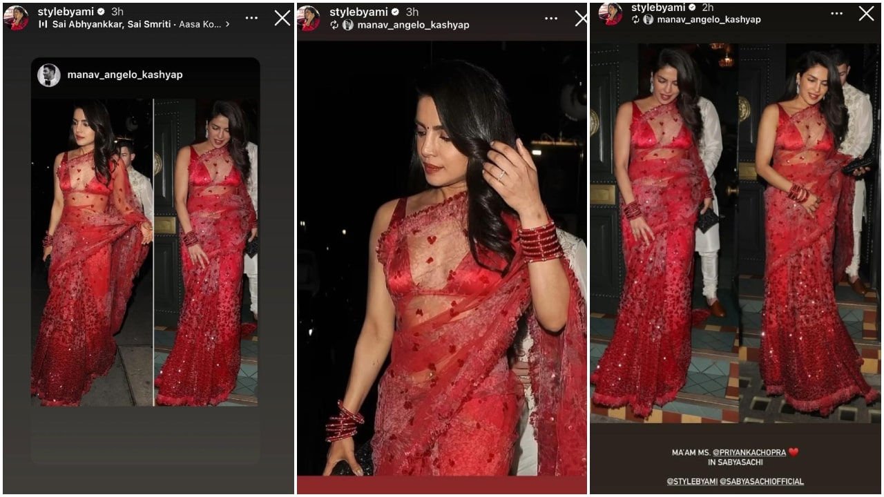 Priyanka Chopra and Nick Jonas stun in Indian traditional outfits as they host Diwali party in London; PICS