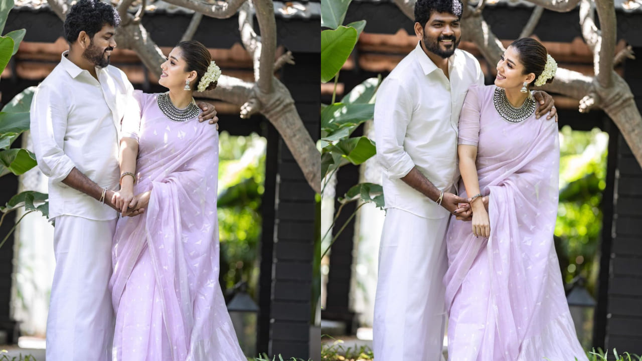 Nayanthara in cotton saree