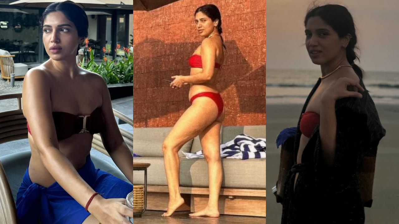 Bhumi Pednekar’s red swim set is serving all the summer feels we’ve been missing