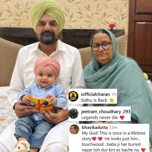 Sidhu Moosewala’s parents drop FIRST LOOK of late singer’s little brother Shubhdeep Singh Sidhu; netizens shower love