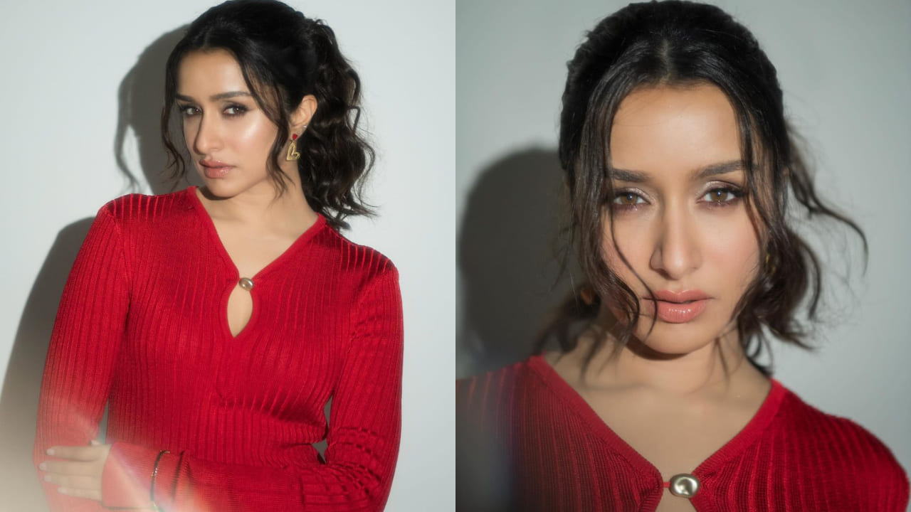 Shraddha Kapoor in shimmery eye look