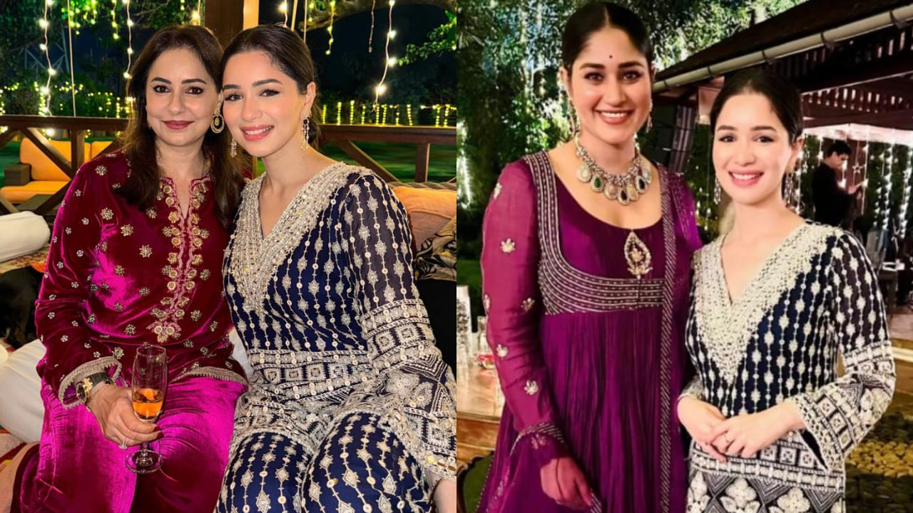  Sara Tendulkar shared stunning pictures in a blue suit set and it’s perfect for winter weddings 