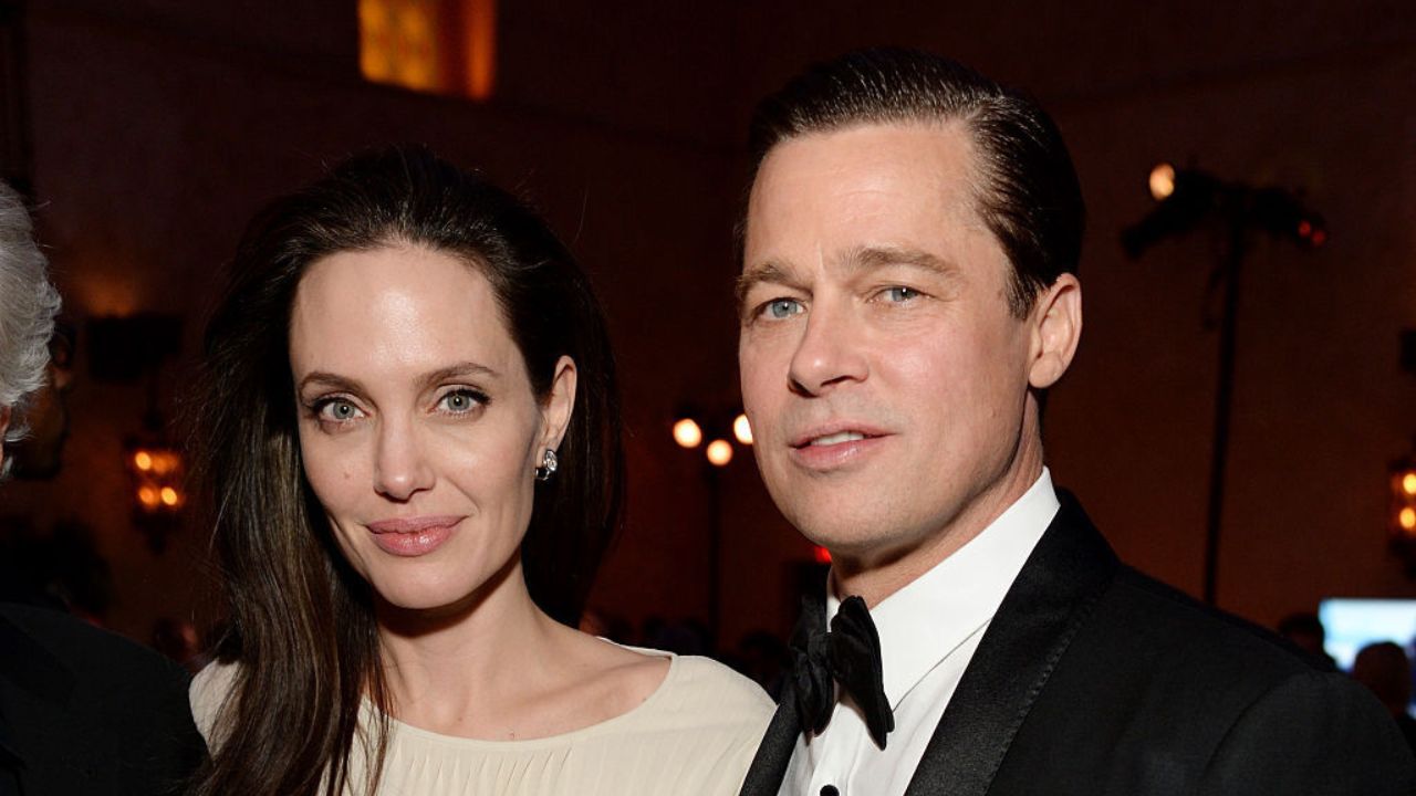 Angelina Jolie and Brad Pitt (via Getty Images)