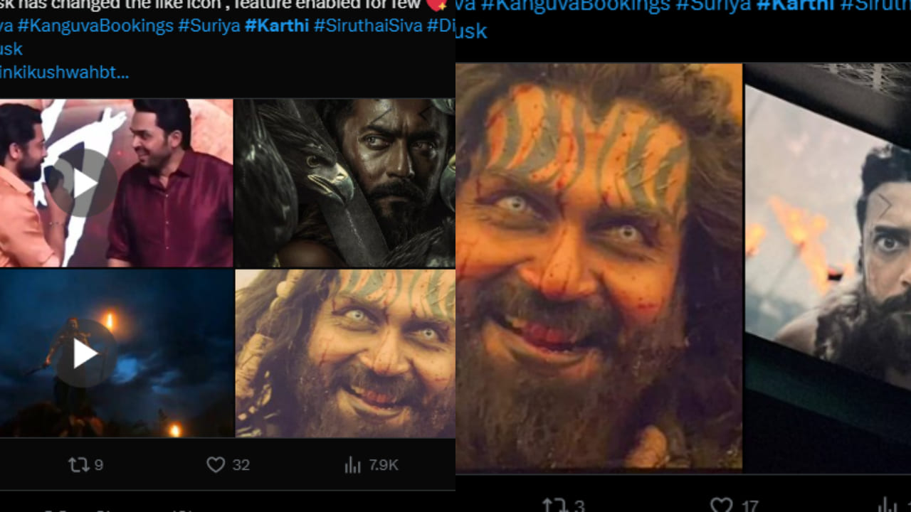 Kanguva movie release: Here’s what netizens are saying about Karthi’s dual look in Suriya and Bobby Deol starrer fantasy flick