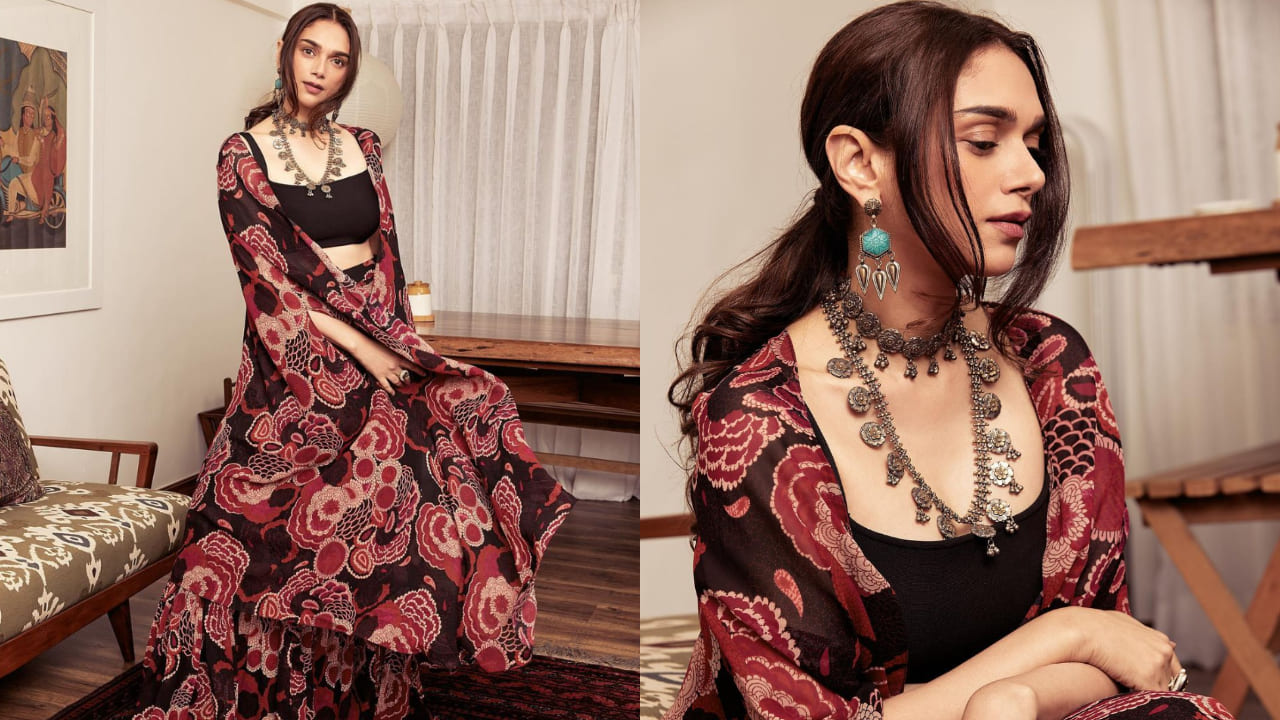 Aditi Rao Hydari in maxi skirt 