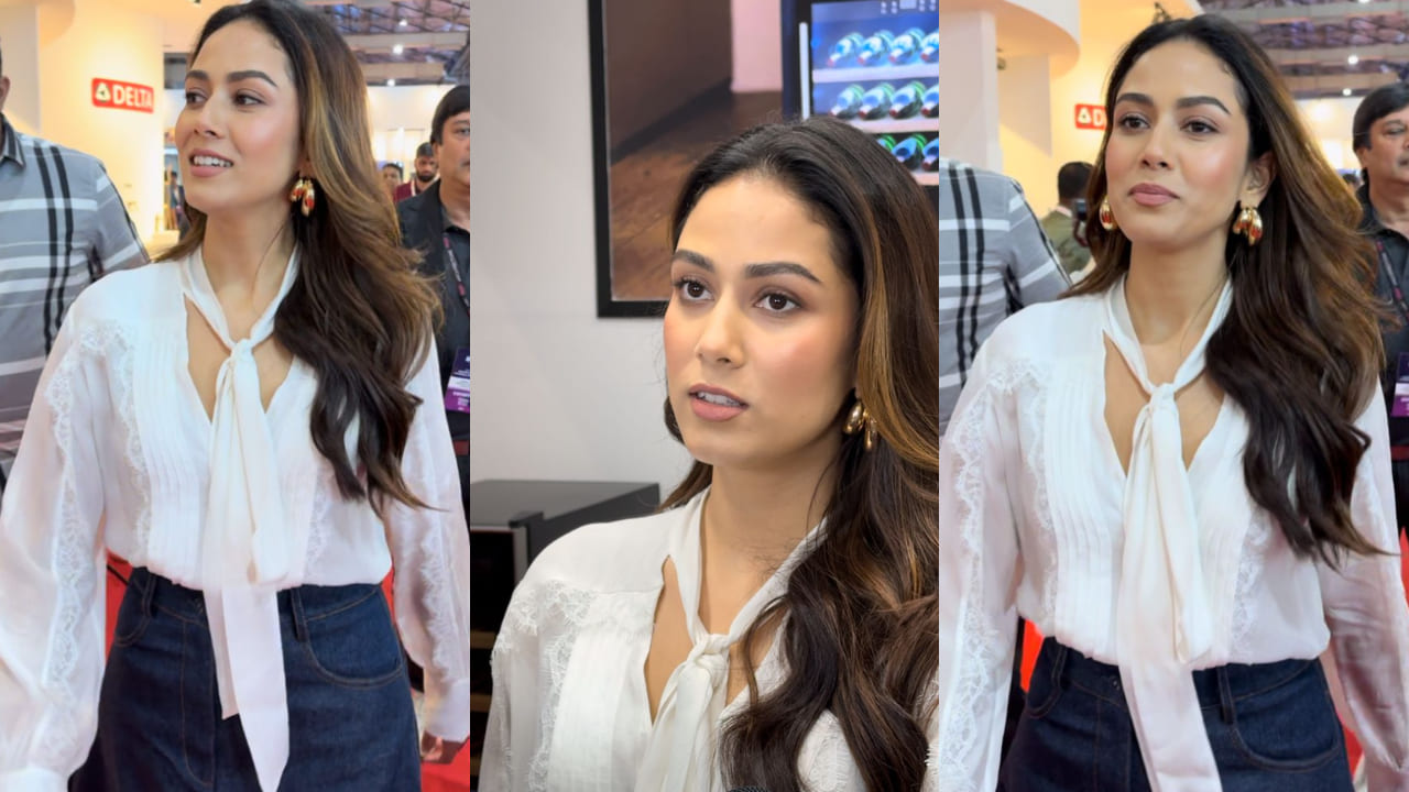 Mira Kapoor attended an event in a denim skirt and white top and she looked every bit stunning