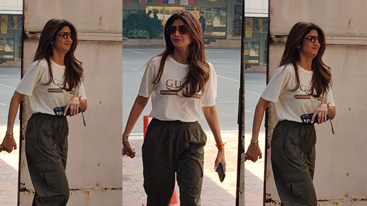 Shilpa Shetty’s true Gen-Z style Gucci T-shirt and olive pants prove she slays both fancy and regular looks with 10/10 