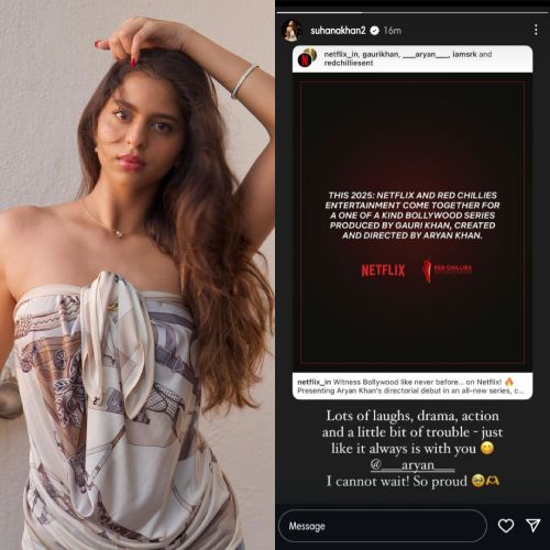 Suhana Khan teases brother Aryan Khan as his directorial debut gets officially announced; promises ‘lots of laughs, drama, action and a little bit of trouble'