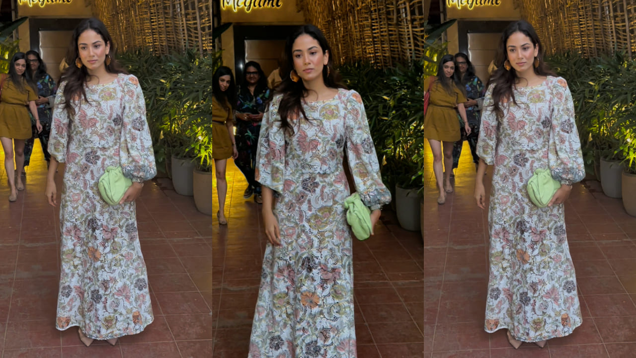 Mira Kapoor’s fashion moment in floral two-piece lace set with green bow-detail handbag deserves a place in your closet