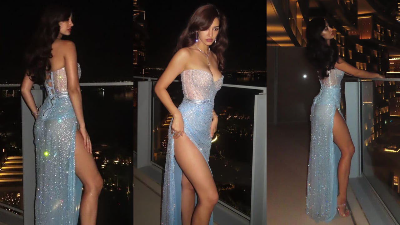 Disha Patani is too hot to handle in see-through thigh-high slit-cut corset gown