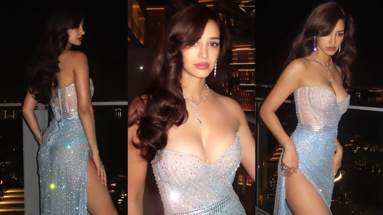 Disha Patani is too hot to handle in see-through thigh-high slit-cut corset gown