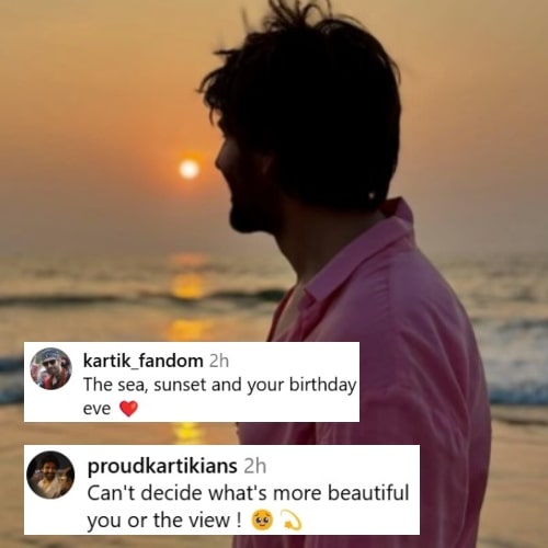 Kartik Aaryan rings in his birthday by enjoying sunset in Goa; fans can’t decide what’s more beautiful- him or the view; see PICS