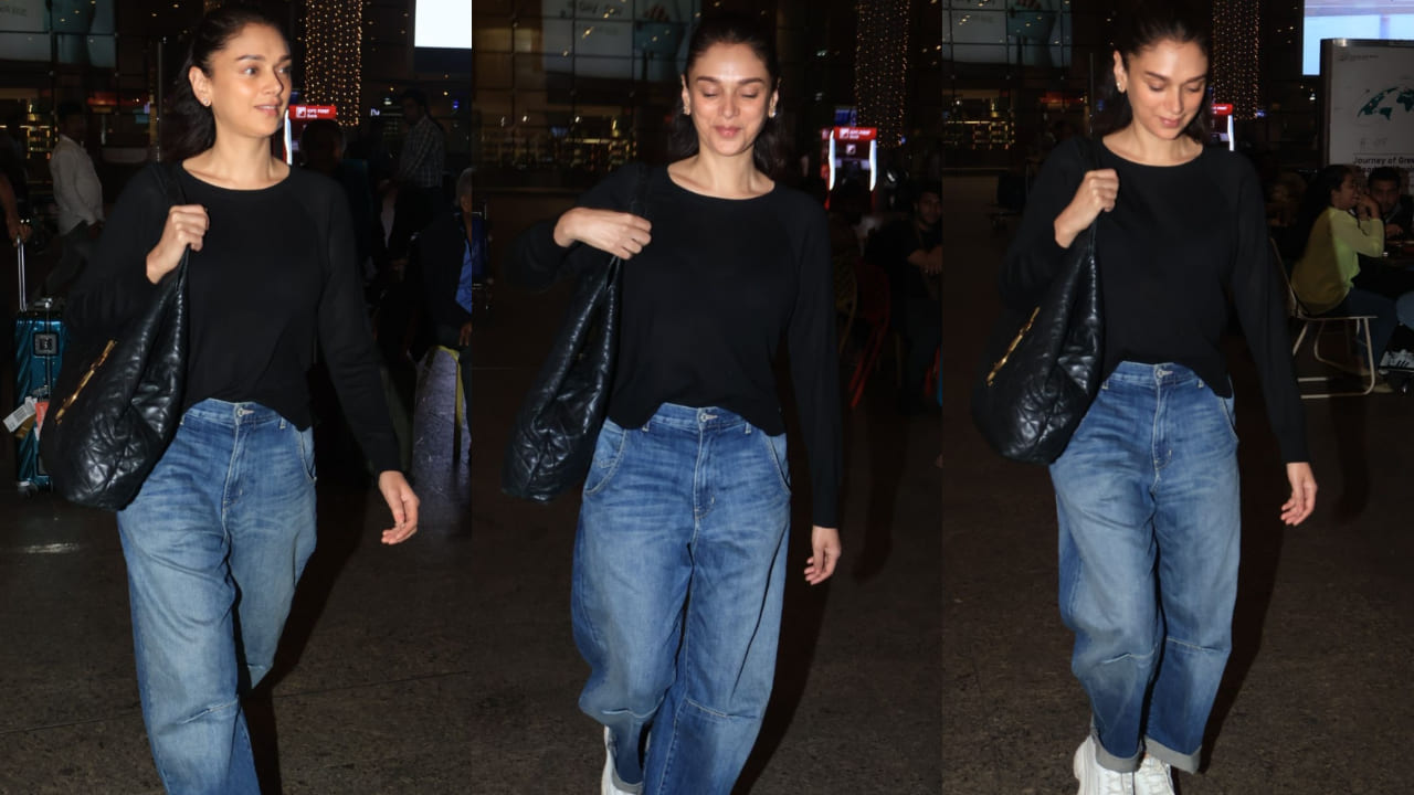 Aditi Rao Hydari at airport