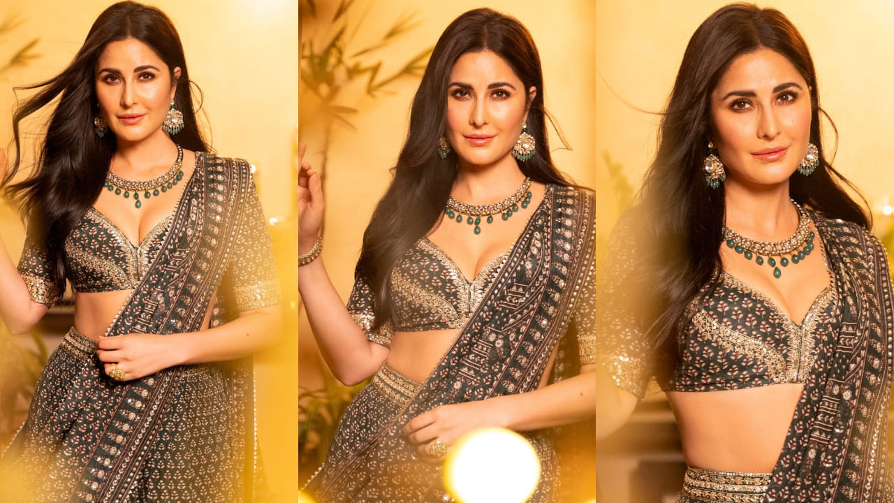 Kareena Kapoor and Katrina Kaif both were spotted wearing similar printed ethnic outfits.