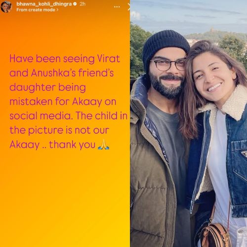 Virat Kohli’s sister clears the air about viral picture of kid around Anushka Sharma during Perth test match; ‘That is not...’