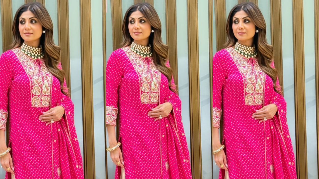 Shilpa Shetty’s ethnic vibes are off the charts in a stunning kurta and ghaghra combo that’s anything but basic