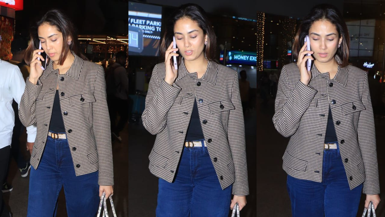 Mira Kapoor takes her airport look seriously as she wears Reiss jacket worth Rs 47K and carries Christian Dior bag