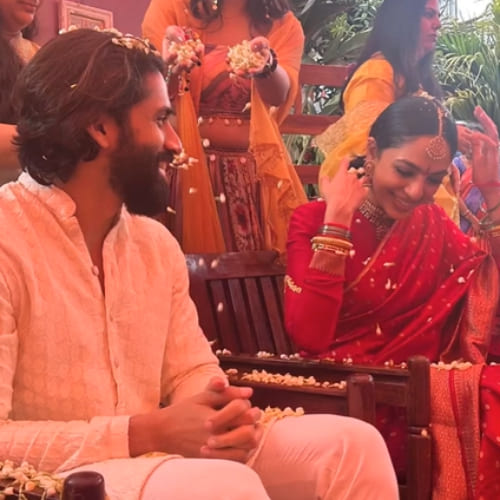 Sobhita and Naga Chaitanya haldi ceremony